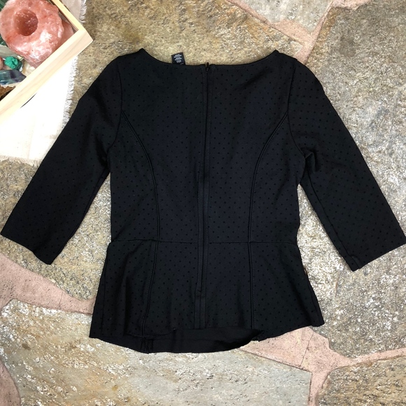 CLEARANCE WHBM Peplum Top Size 2 - Picture 7 of 8